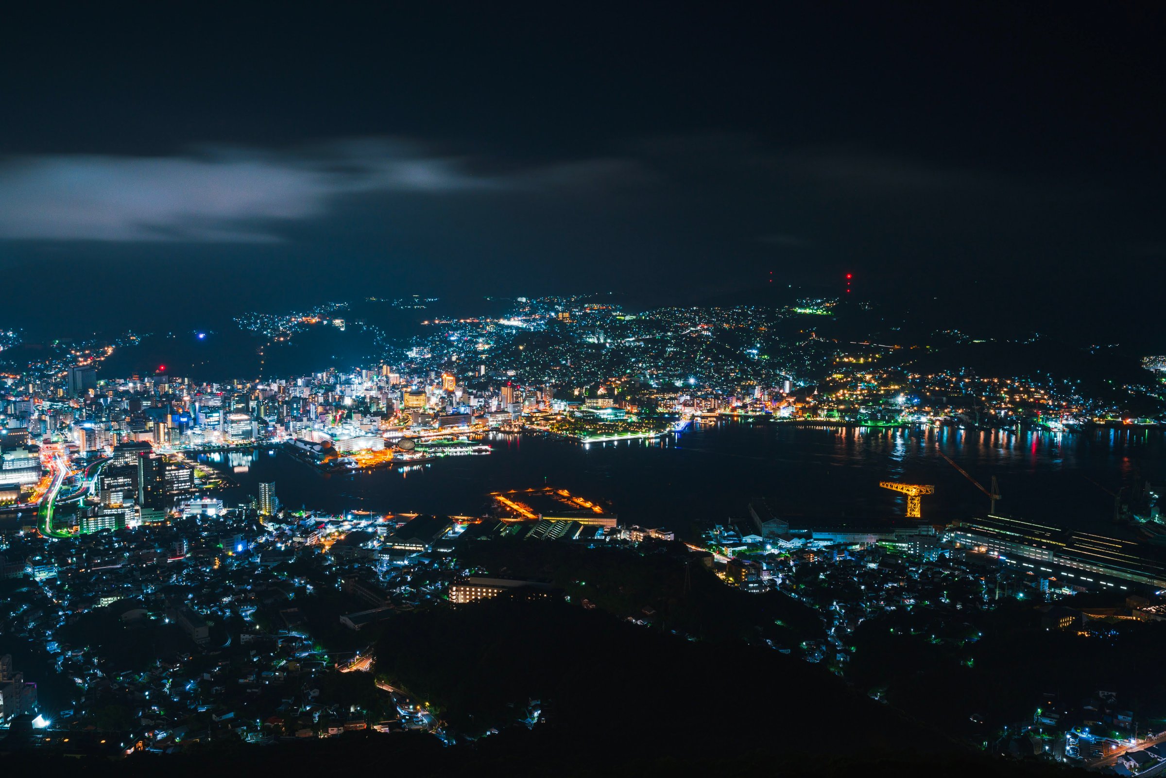 夜景の写真